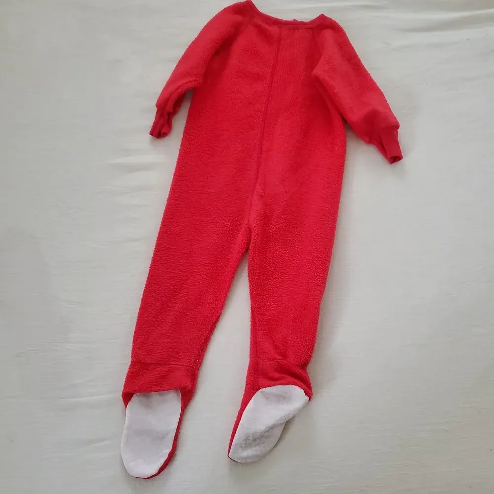 Vintage Paddington Bear Footed Pjs 3t